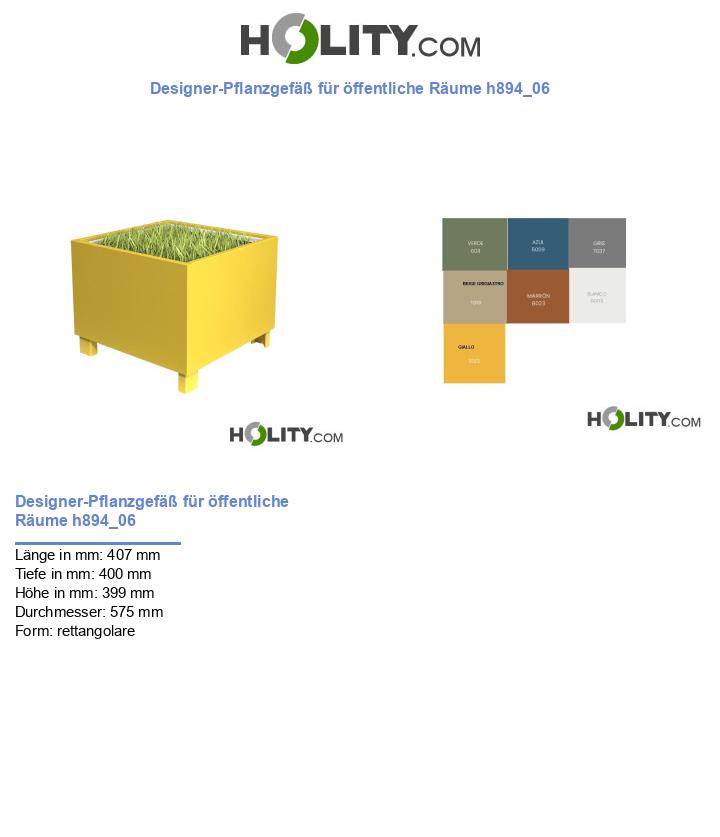 Designer-Pflanzgefäß für öffentliche Räume h894_06