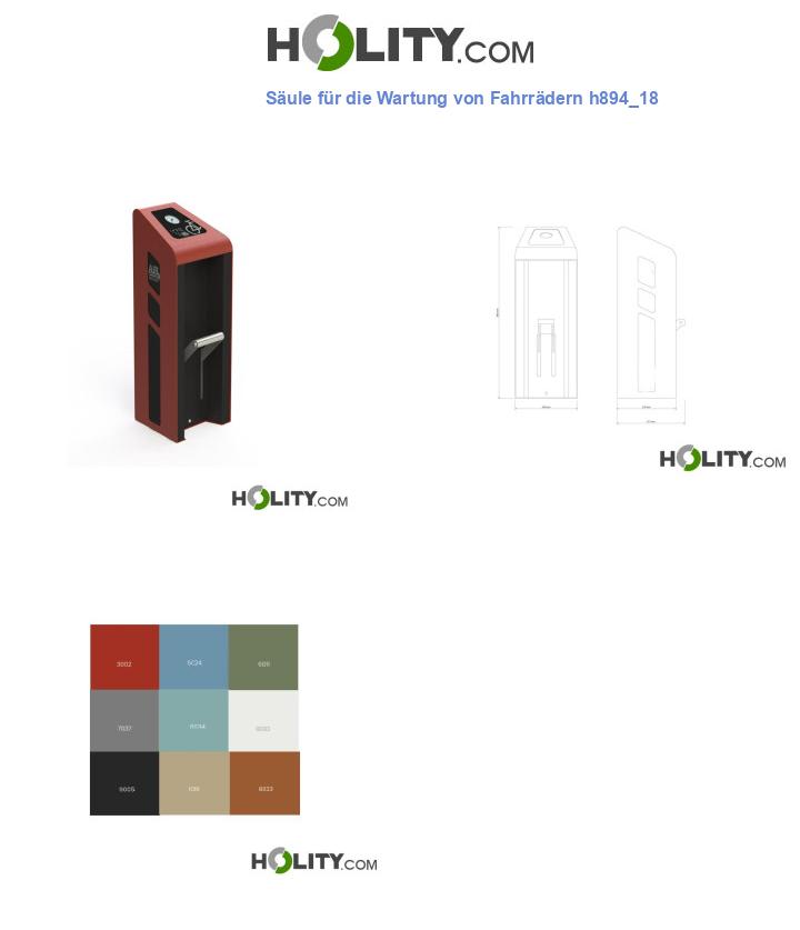 Säule für die Wartung von Fahrrädern h894_18