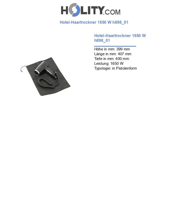 Hotel-Haartrockner 1650 W h898_01