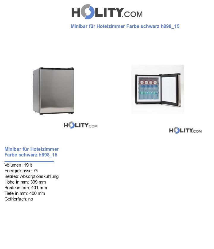 Minibar für Hotelzimmer Farbe schwarz h898_15