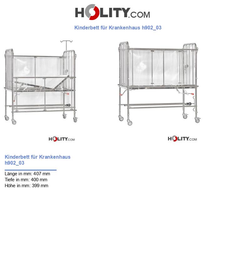 Kinderbett für Krankenhaus h902_03