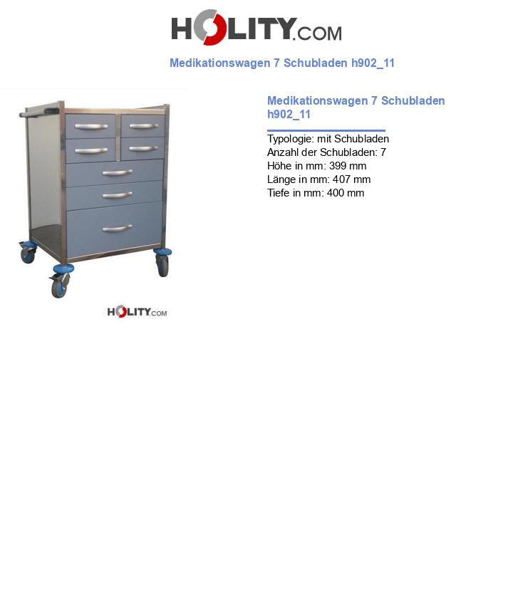Medikationswagen 7 Schubladen h902_11