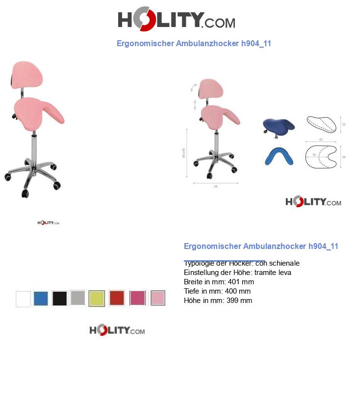 Ergonomischer Ambulanzhocker h904_11