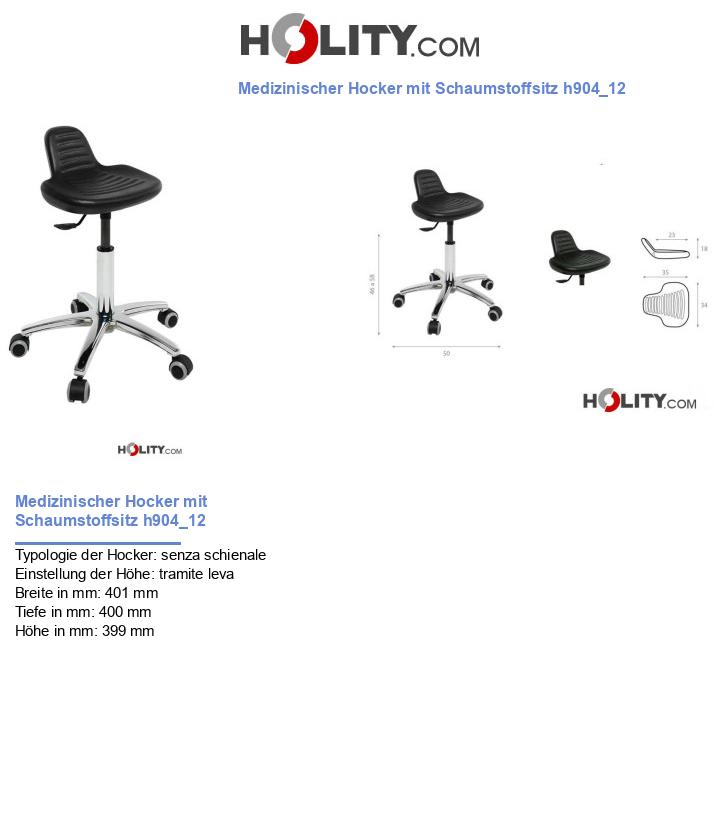 Medizinischer Hocker mit Schaumstoffsitz h904_12
