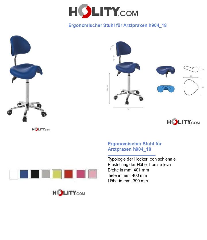 Ergonomischer Stuhl für Arztpraxen h904_18
