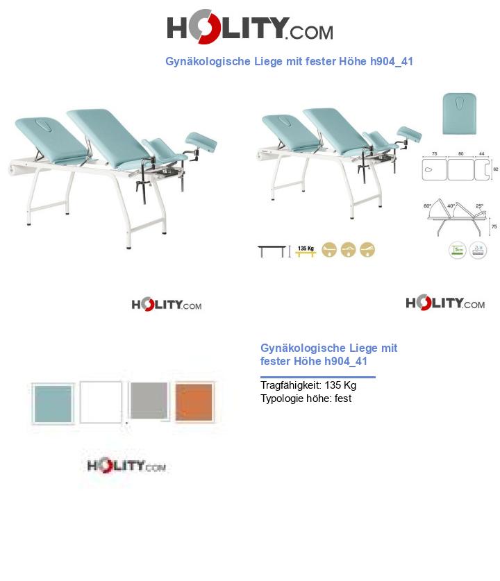 Gynäkologische Liege mit fester Höhe h904_41