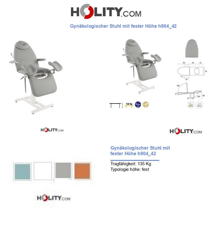 Gynäkologischer Stuhl mit fester Höhe h904_42