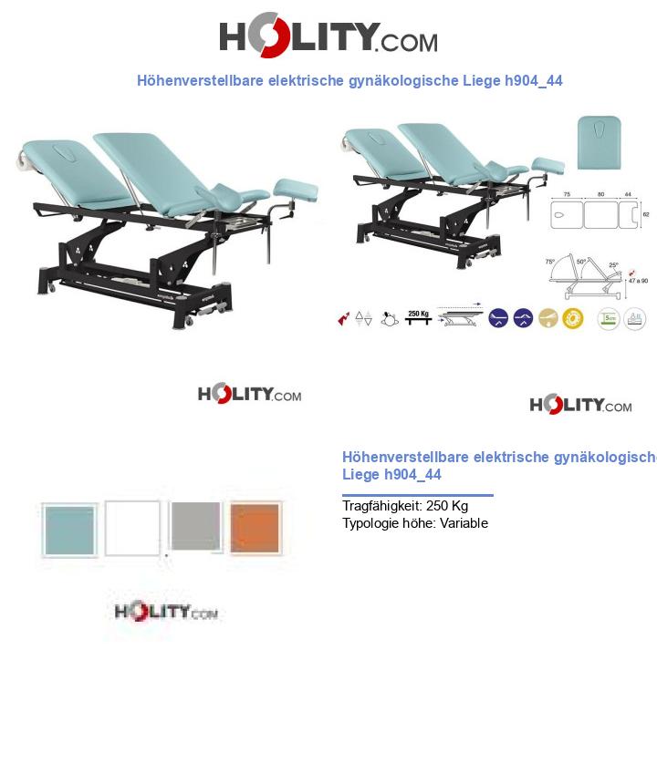 Höhenverstellbare elektrische gynäkologische Liege h904_44