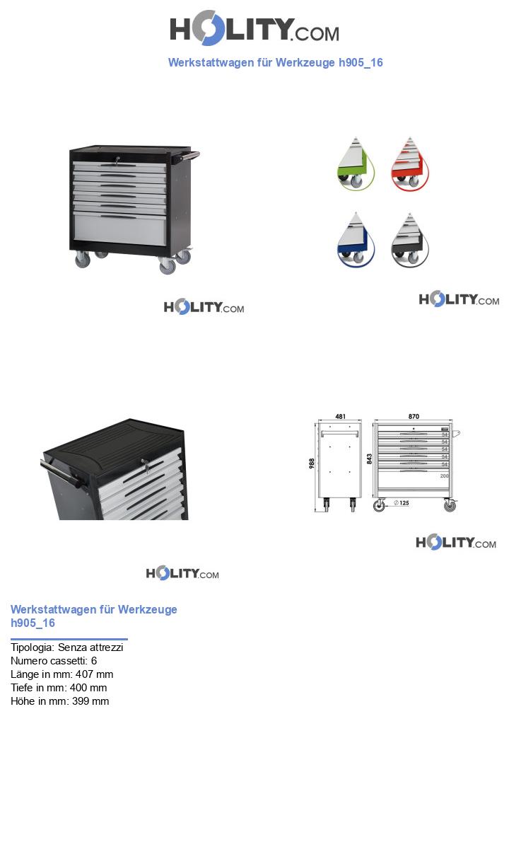 Werkstattwagen für Werkzeuge h905_16