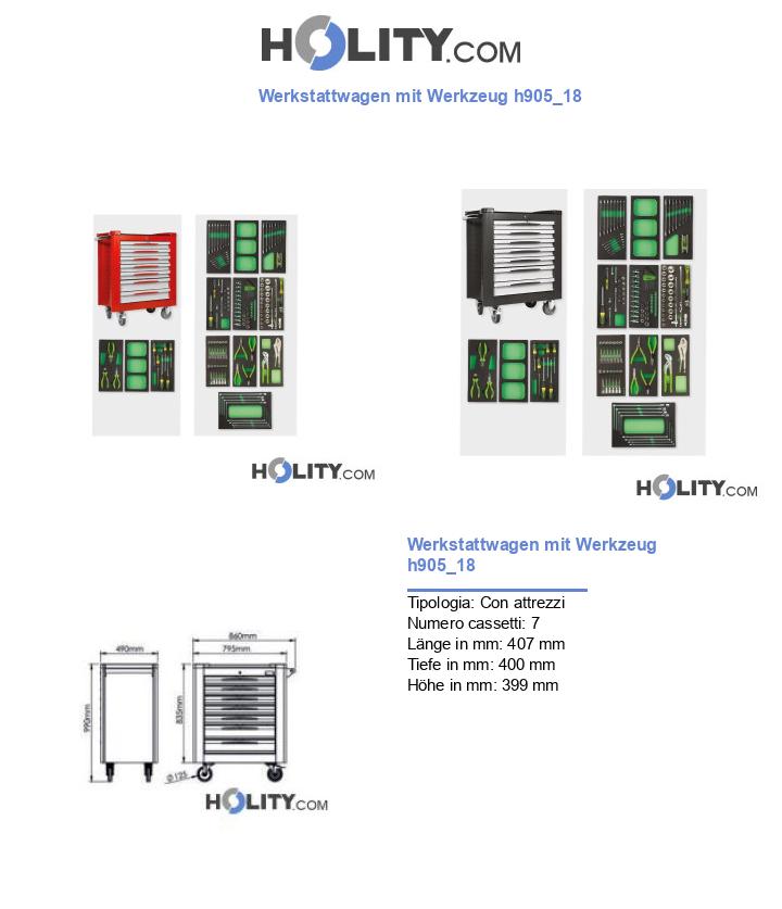 Werkstattwagen mit Werkzeug h905_18