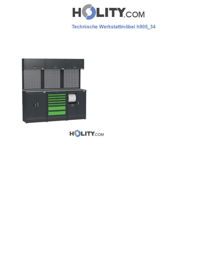 Technische Werkstattmöbel h905_34