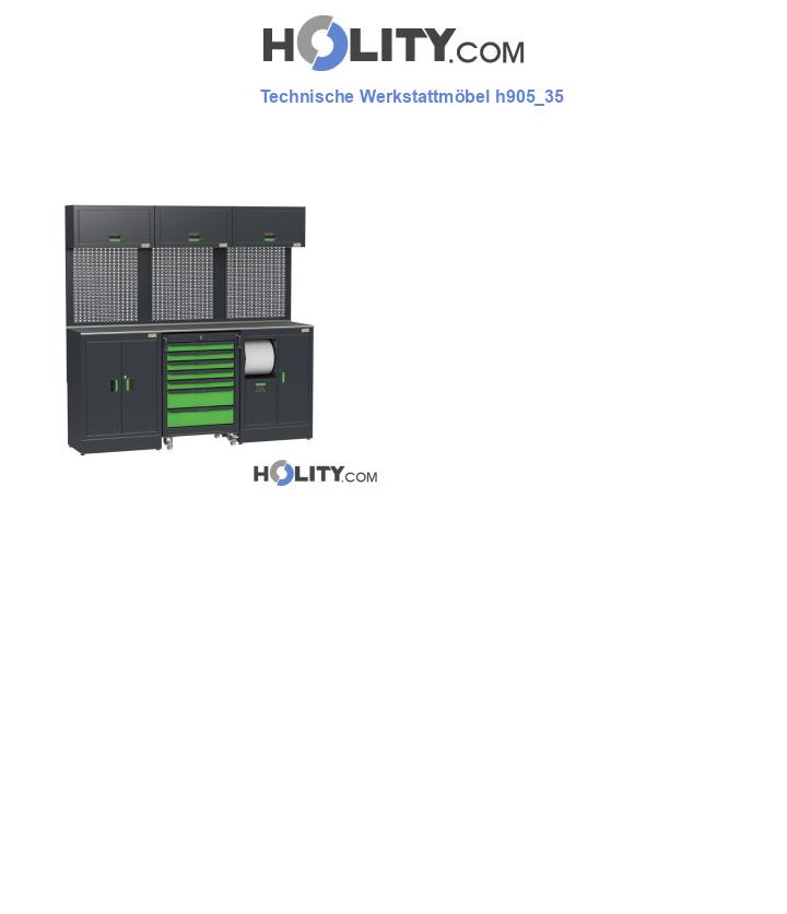 Technische Werkstattmöbel h905_35