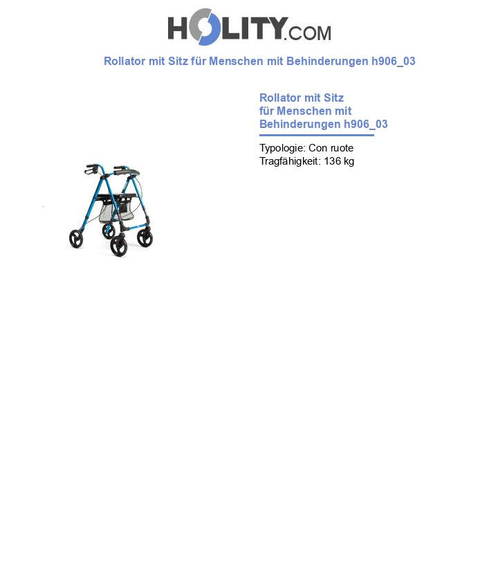 Rollator mit Sitz für Menschen mit Behinderungen h906_03