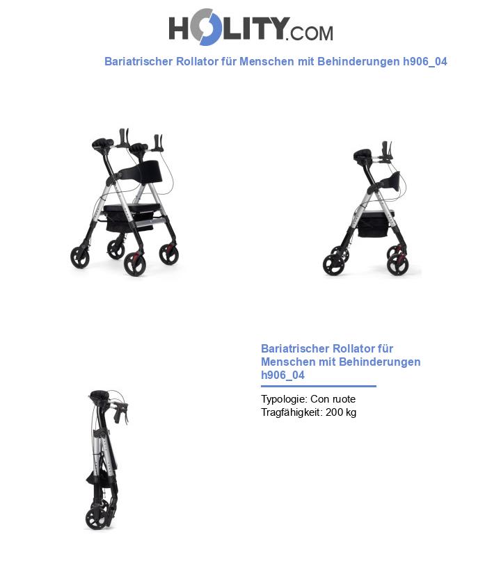 Bariatrischer Rollator für Menschen mit Behinderungen h906_04