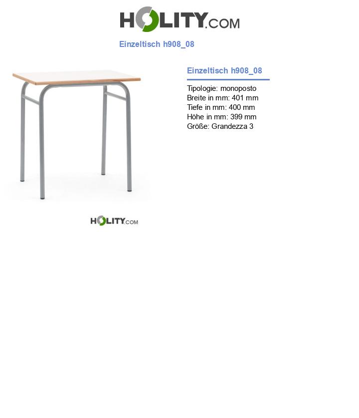 Einzeltisch h908_08