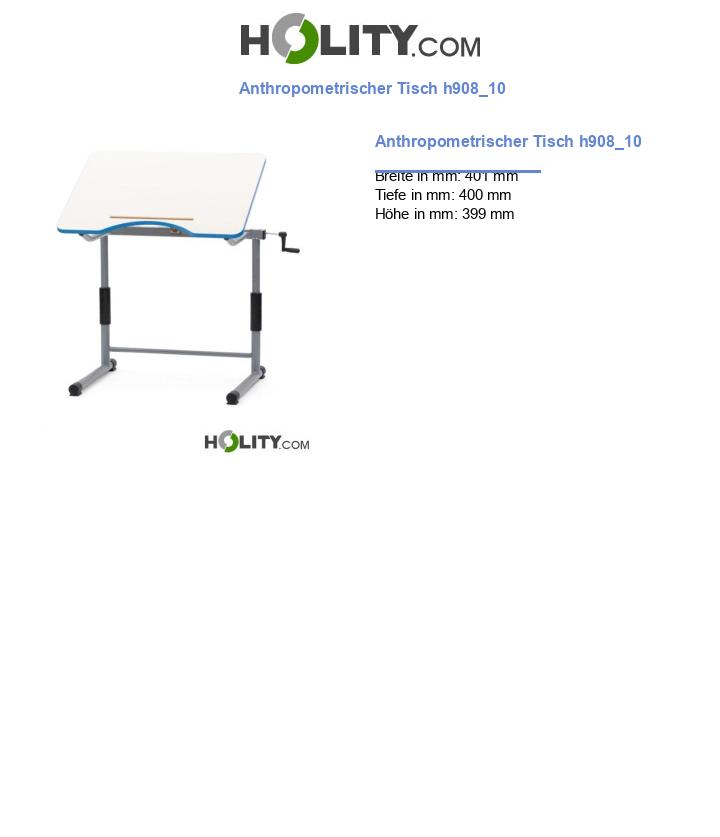 Anthropometrischer Tisch h908_10