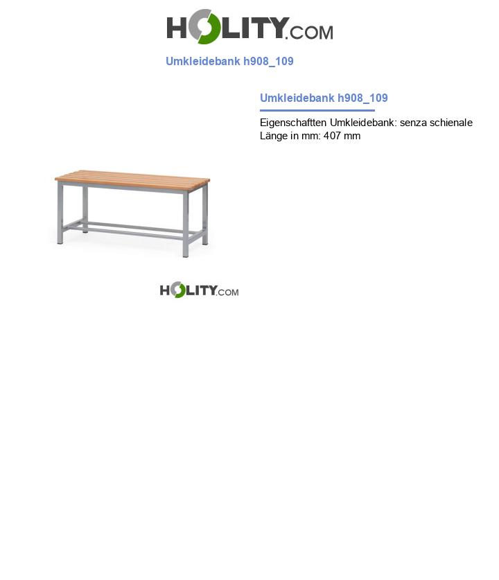 Umkleidebank h908_109