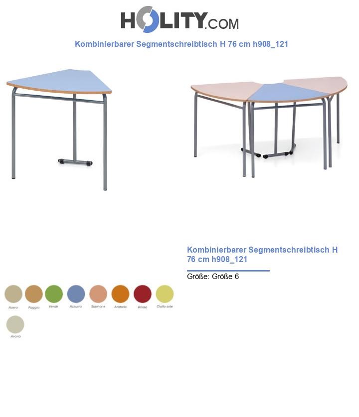 Kombinierbarer Segmentschreibtisch H 76 cm h908_121