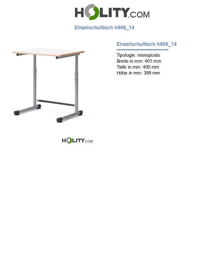 Einzelschultisch h908_14