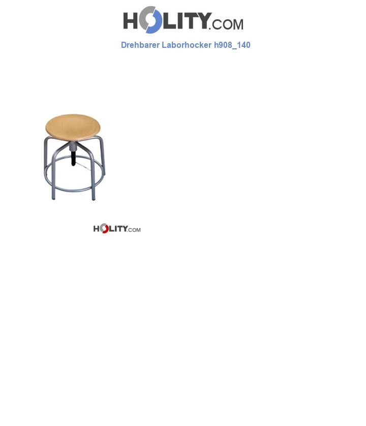Drehbarer Laborhocker h908_140