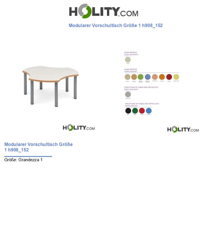 Modularer Vorschultisch Größe 1 h908_152