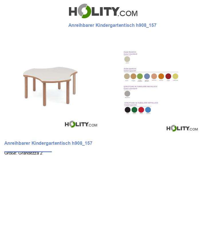 Anreihbarer Kindergartentisch h908_157
