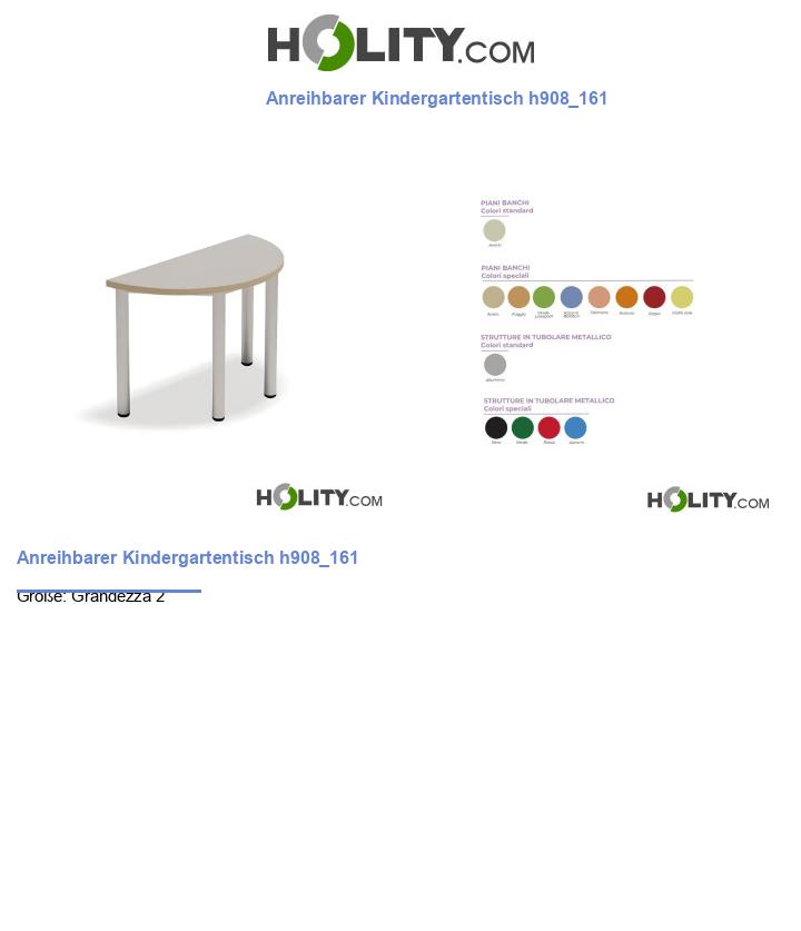 Anreihbarer Kindergartentisch h908_161