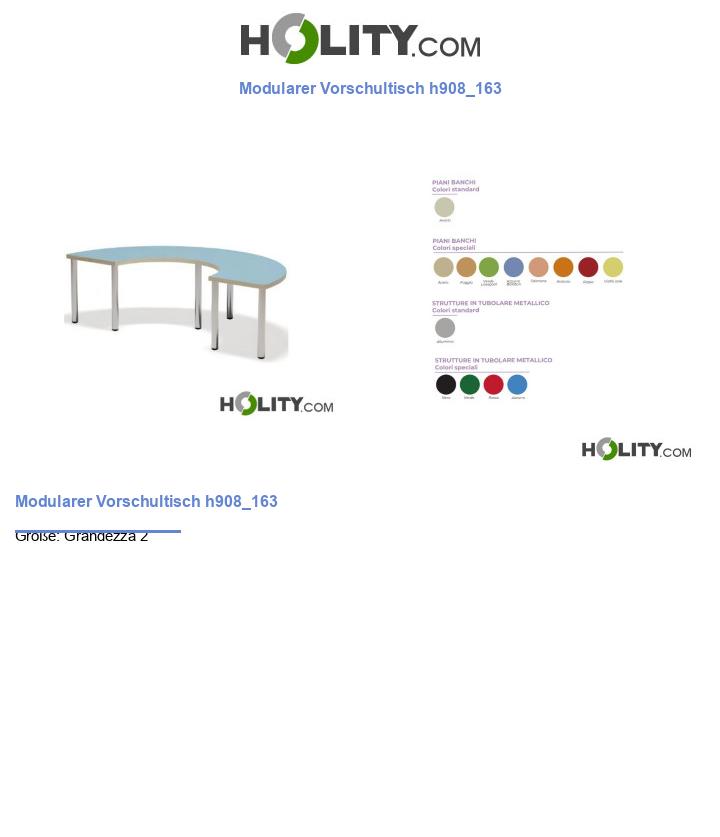 Modularer Vorschultisch h908_163