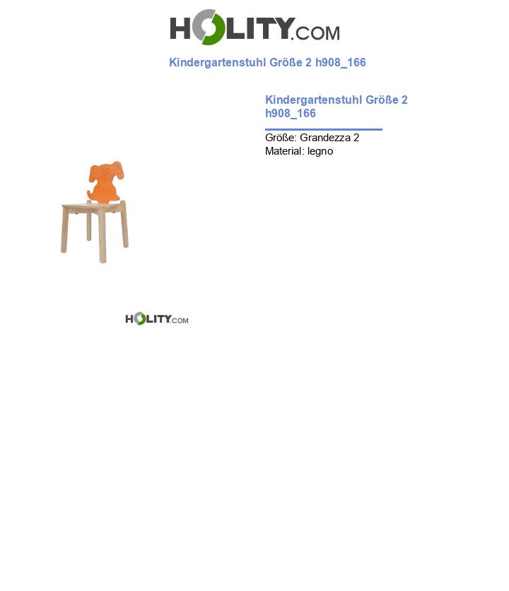 Kindergartenstuhl Größe 2 h908_166