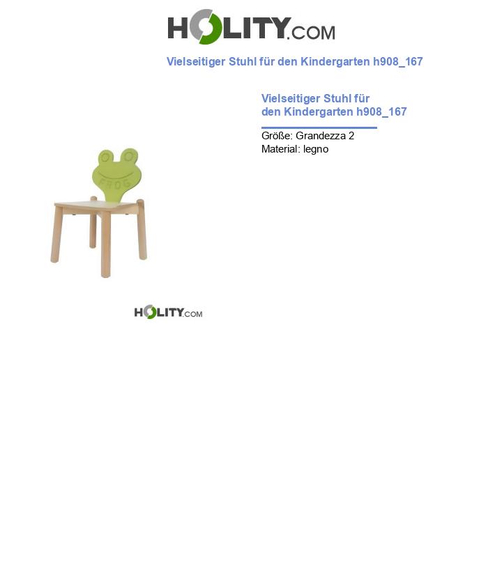 Vielseitiger Stuhl für den Kindergarten h908_167