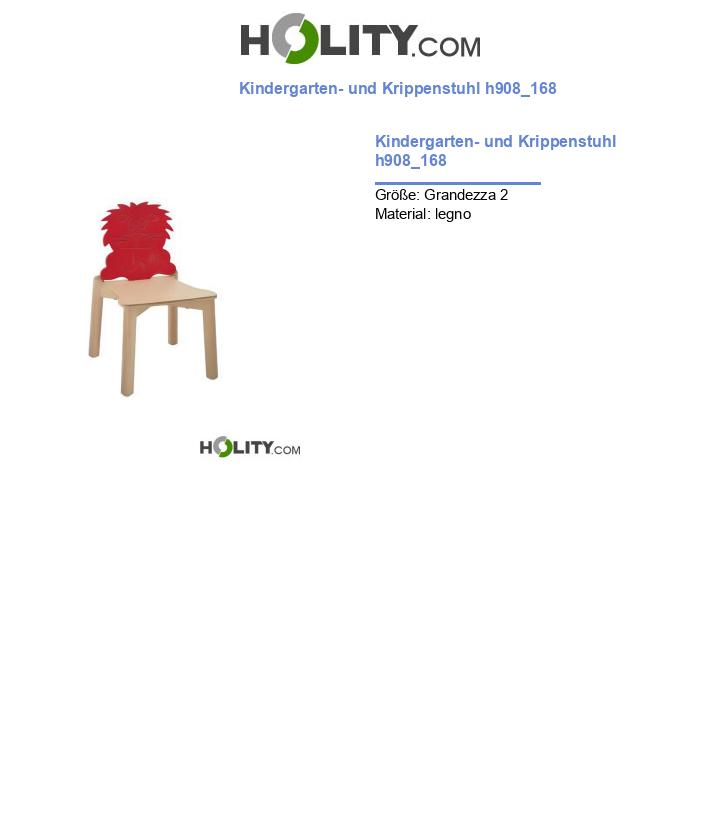 Kindergarten- und Krippenstuhl h908_168