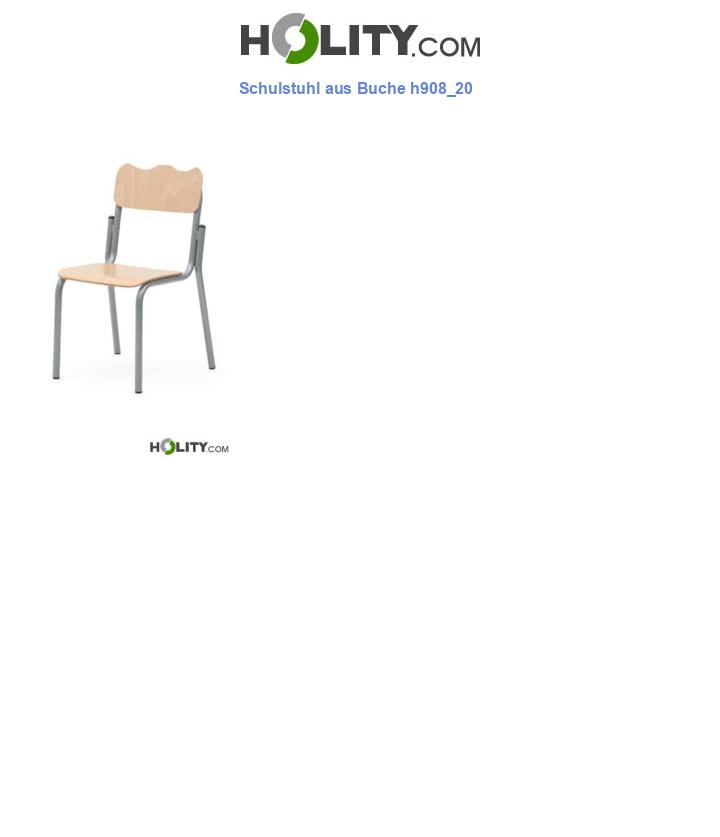 Schulstuhl aus Buche h908_20