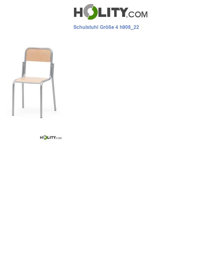 Schulstuhl Größe 4 h908_22