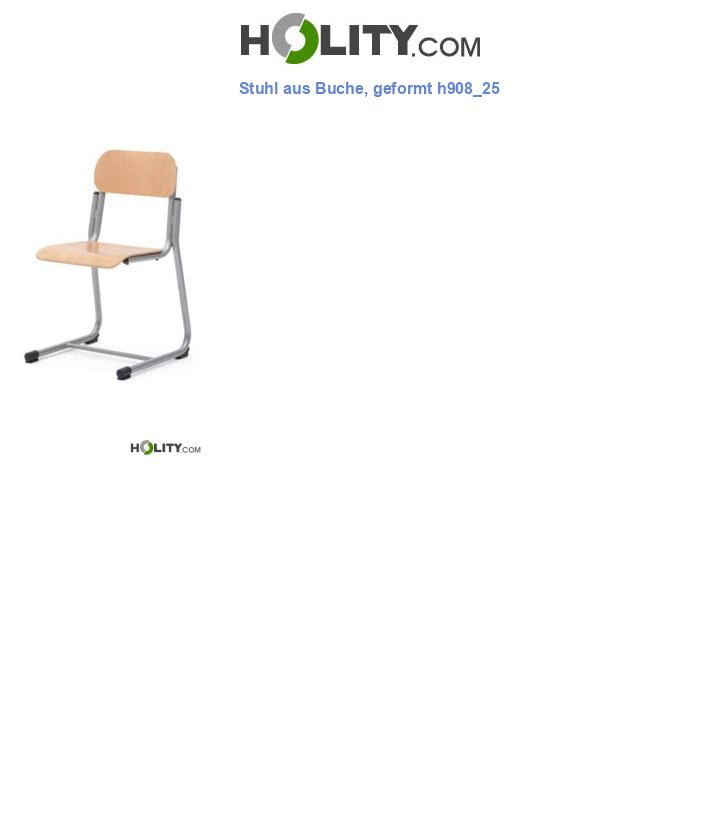 Stuhl aus Buche, geformt h908_25
