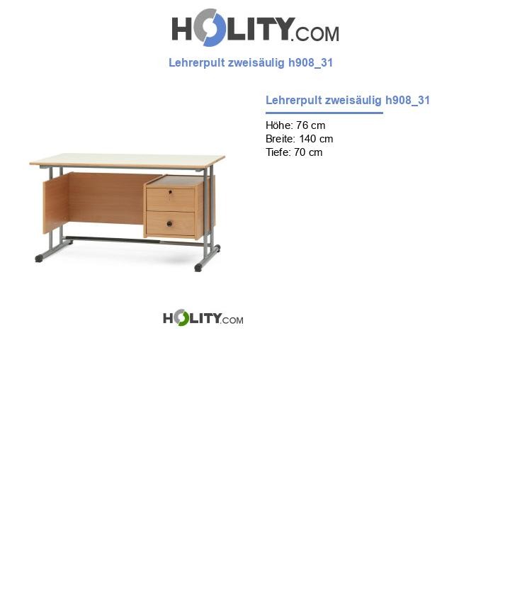 Lehrerpult zweisäulig h908_31