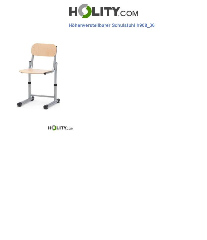 Höhenverstellbarer Schulstuhl h908_36