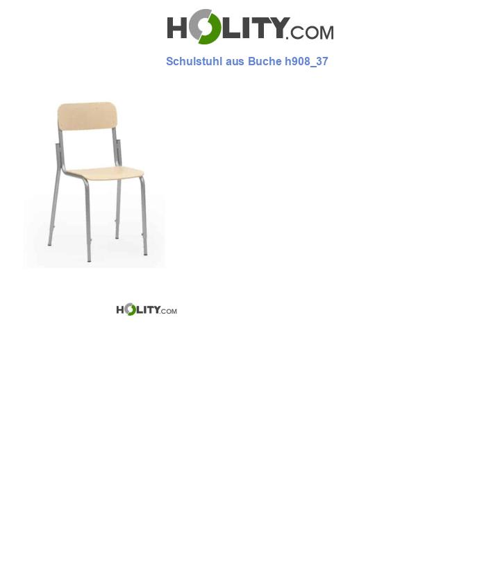 Schulstuhl aus Buche h908_37