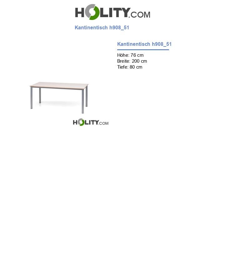 Kantinentisch h908_51