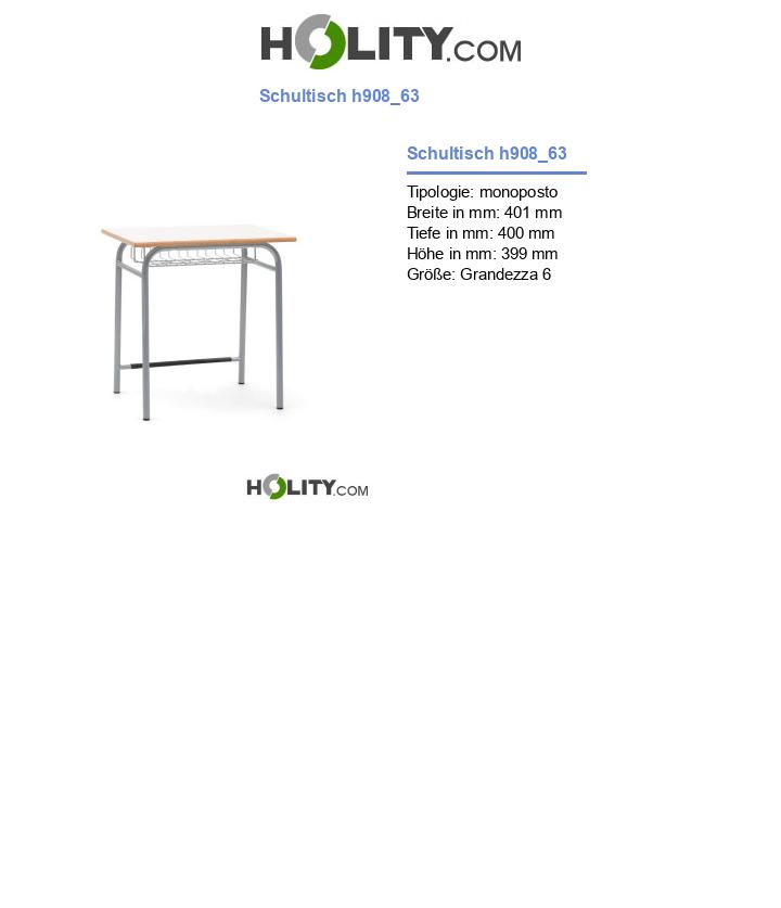 Schultisch h908_63