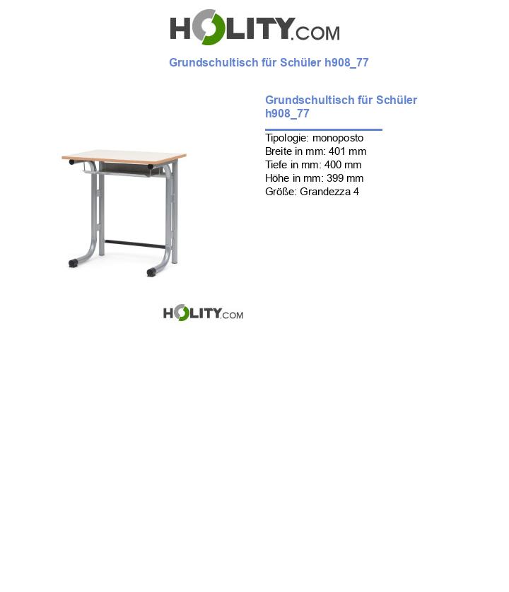 Grundschultisch für Schüler h908_77