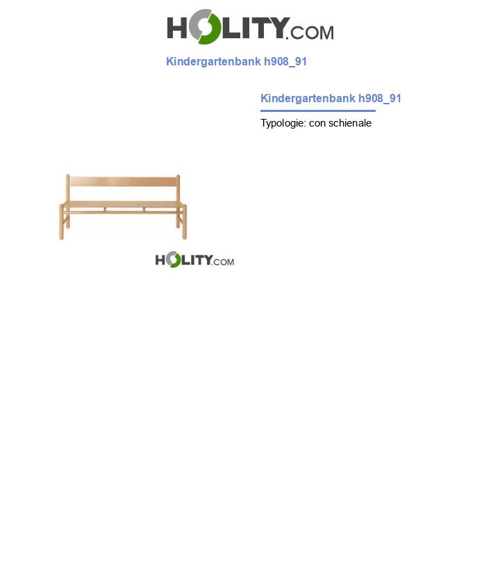 Kindergartenbank h908_91