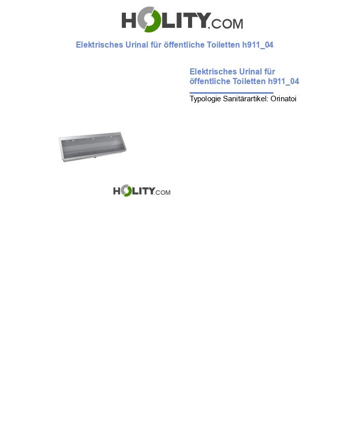 Elektrisches Urinal für öffentliche Toiletten h911_04