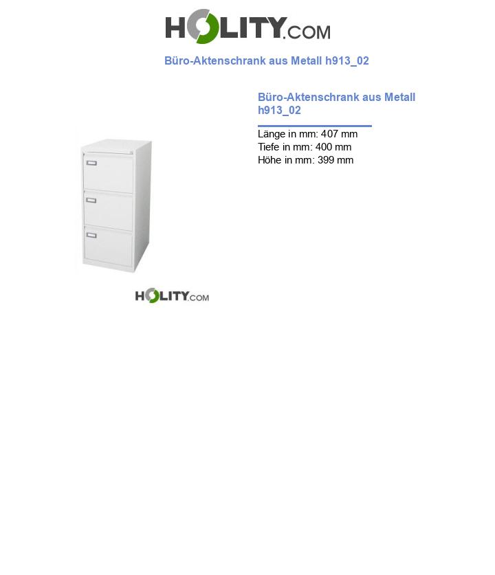 Büro-Aktenschrank aus Metall h913_02