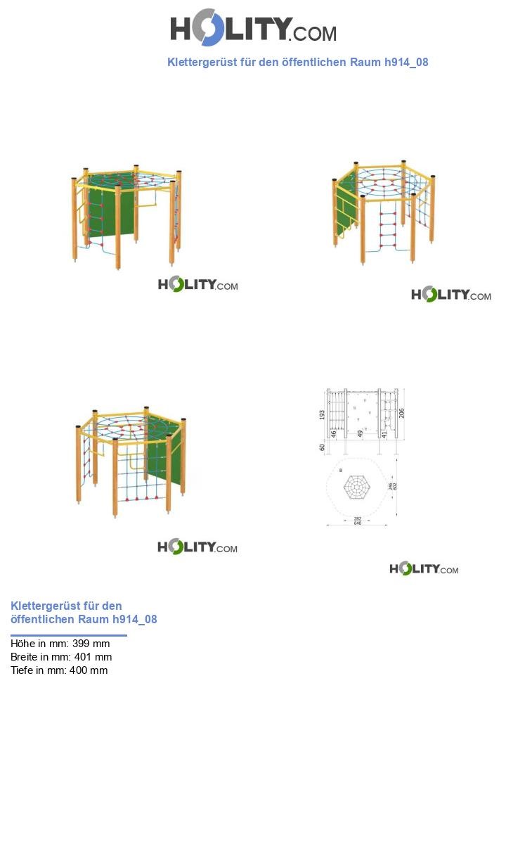 Klettergerüst für den öffentlichen Raum h914_08