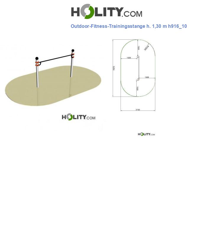 Outdoor-Fitness-Trainingsstange h. 1,30 m h916_10