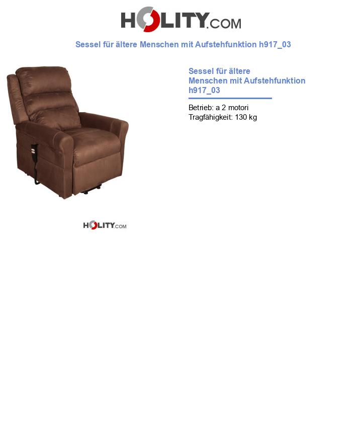 Sessel für ältere Menschen mit Aufstehfunktion h917_03