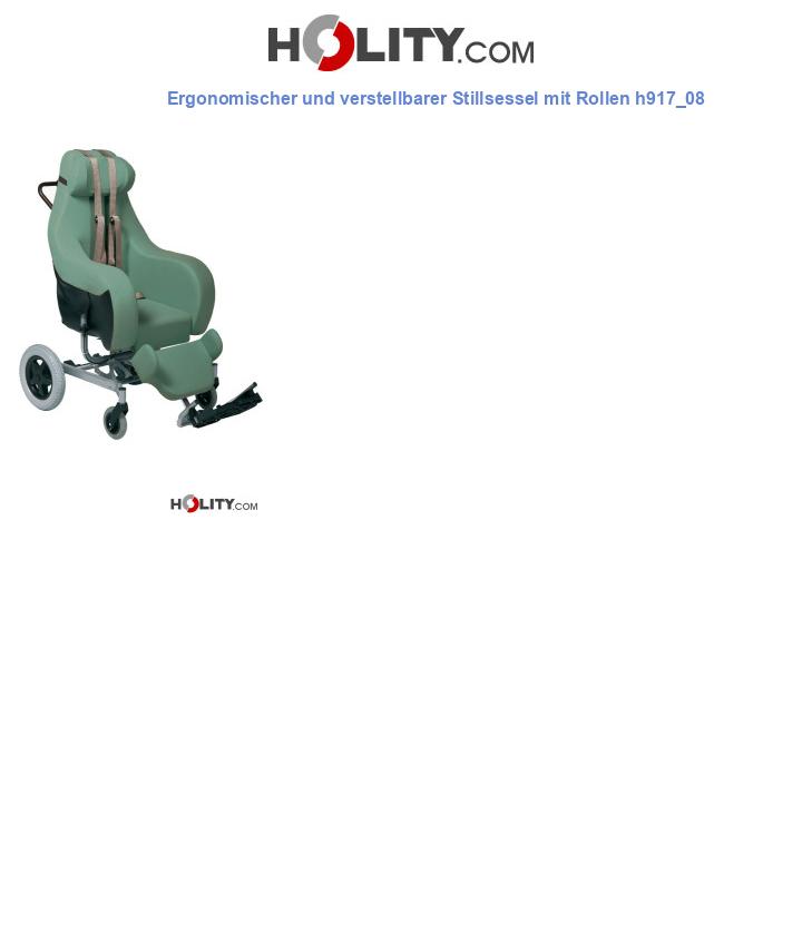 Ergonomischer und verstellbarer Stillsessel mit Rollen h917_08