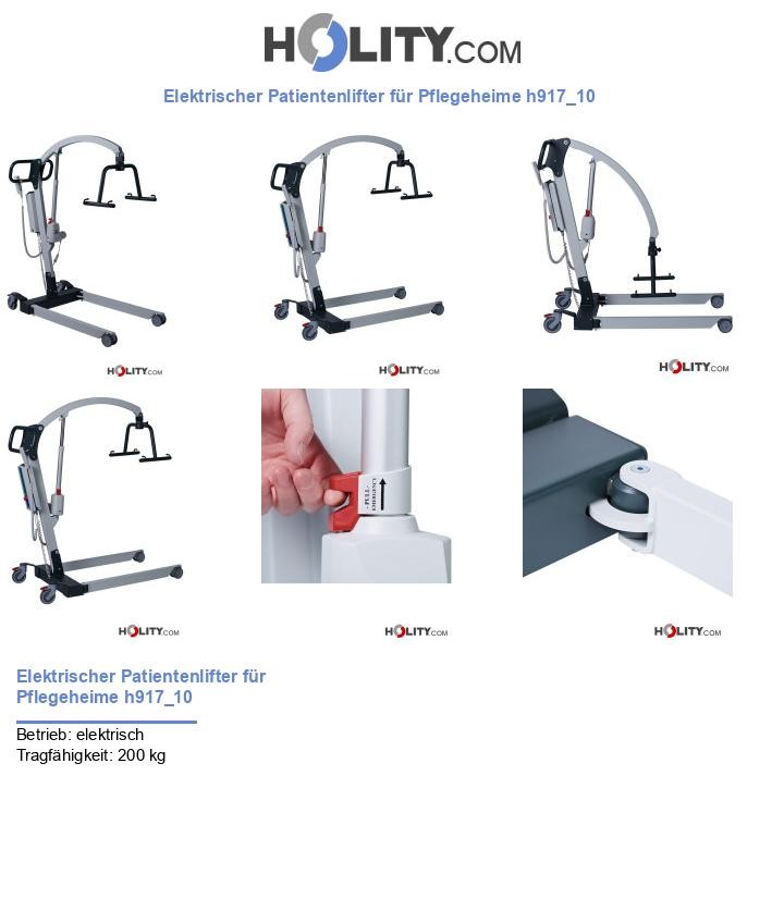 Elektrischer Patientenlifter für Pflegeheime h917_10