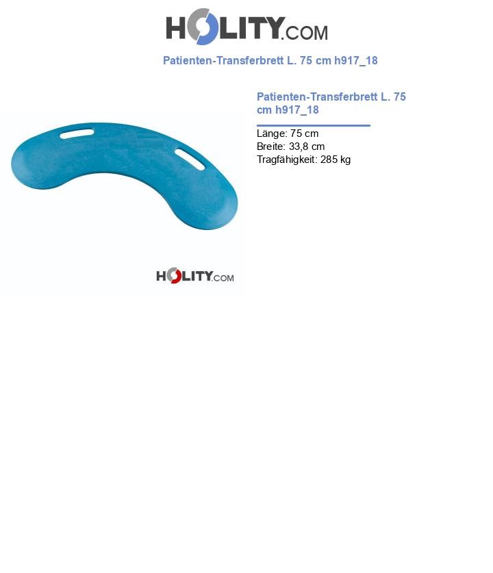 Patienten-Transferbrett L. 75 cm h917_18