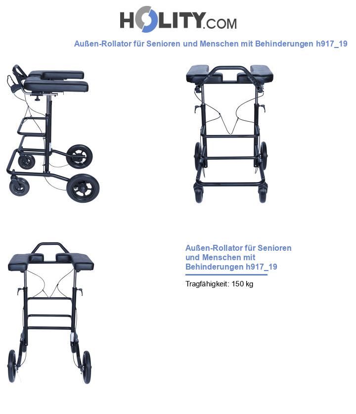 Außen-Rollator für Senioren und Menschen mit Behinderungen h917_19